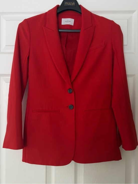 Argent Jackets & Blazers - Argent red tailored 2 button Blazer size 6